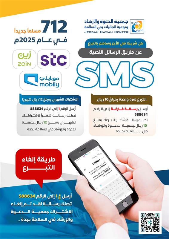 التبرع عن طريق الرسائل النصية